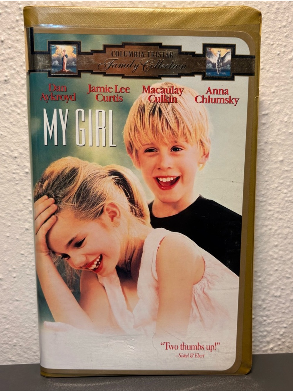 Dreamworks Gold, White, Black My Girl VHS Style Cover